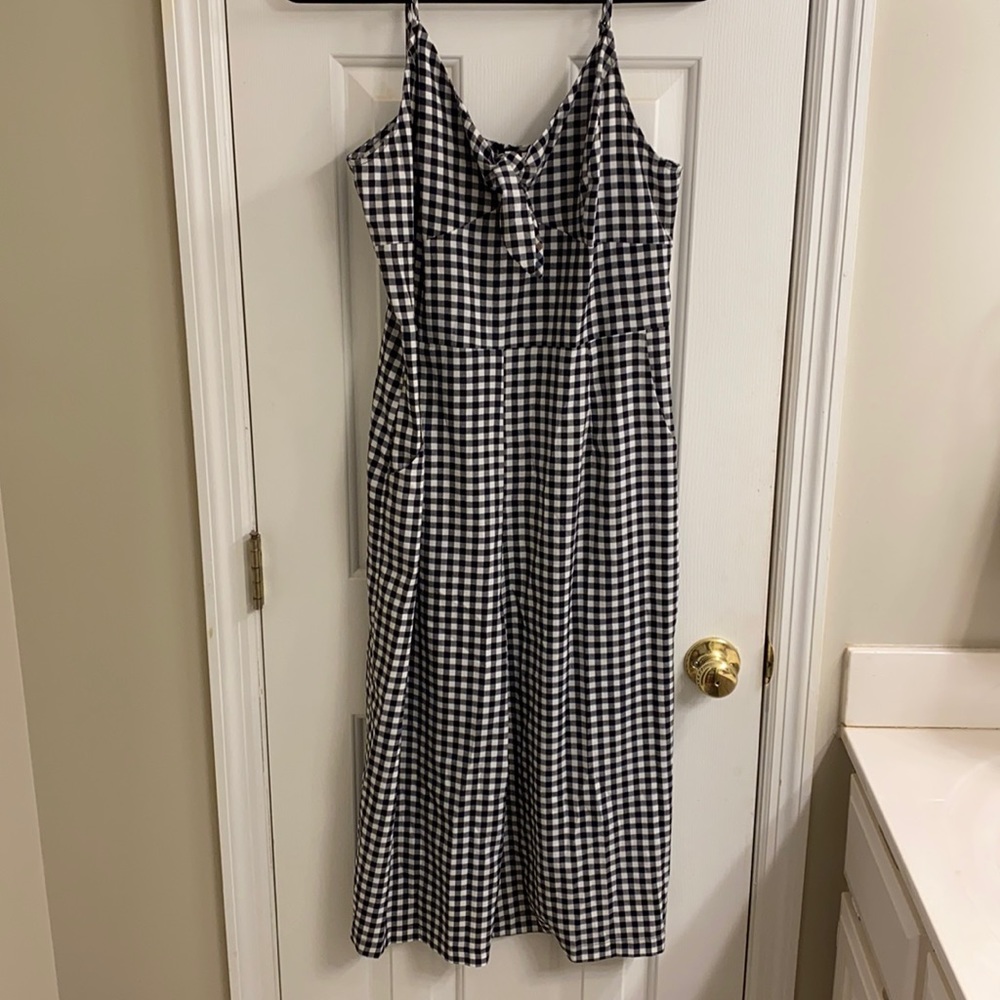 Plaid jumpsuit